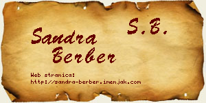 Sandra Berber vizit kartica